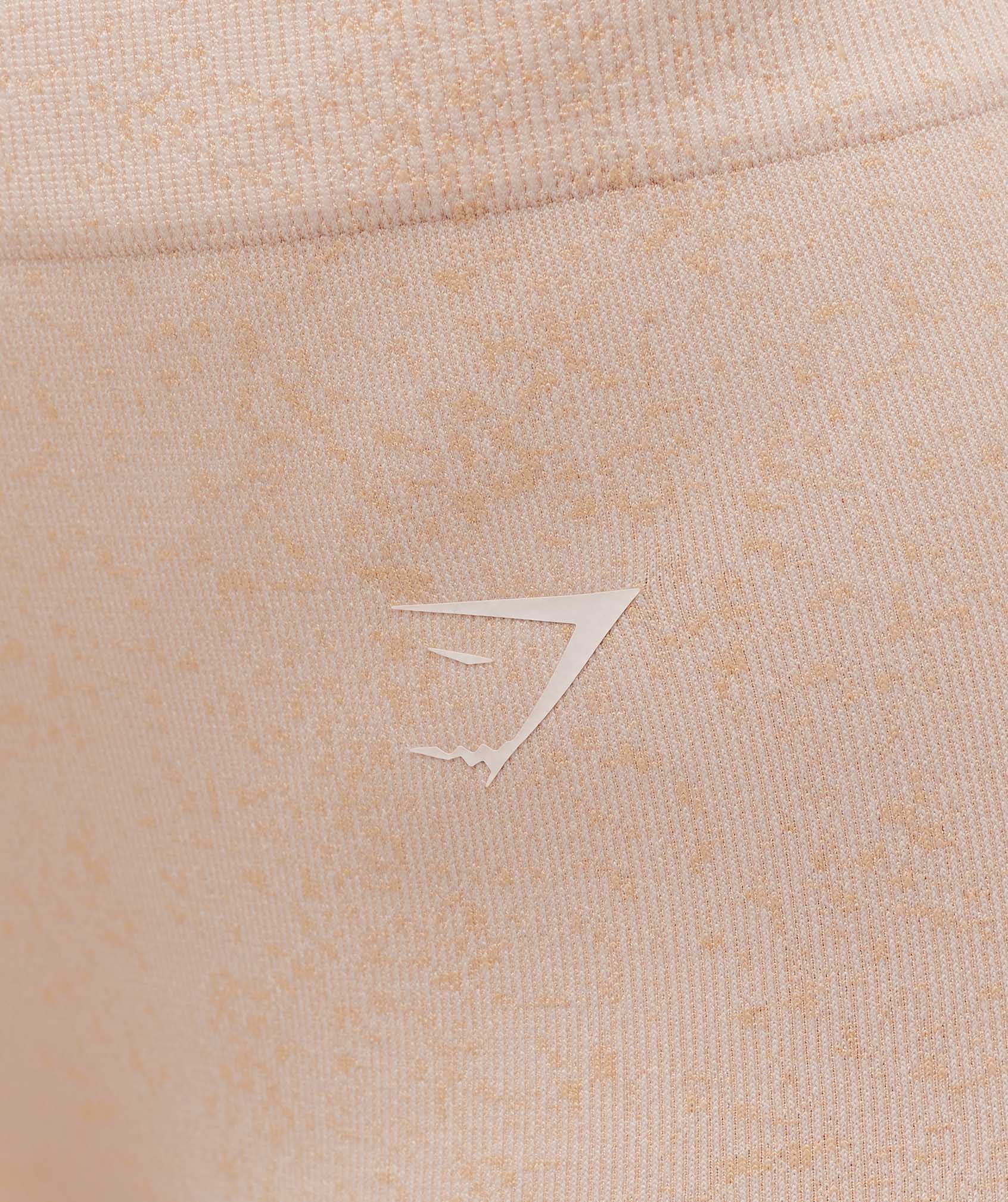 Gymshark Adapt Fleck x Whitney Seamless Shorts - Coconut White