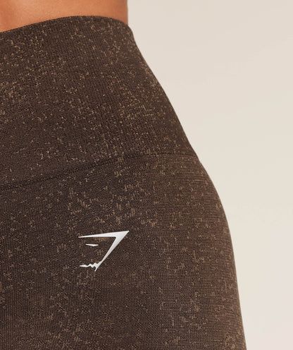 Gymshark Adapt Fleck Seamless Shorts - Archive Brown/Lifestyle Brown