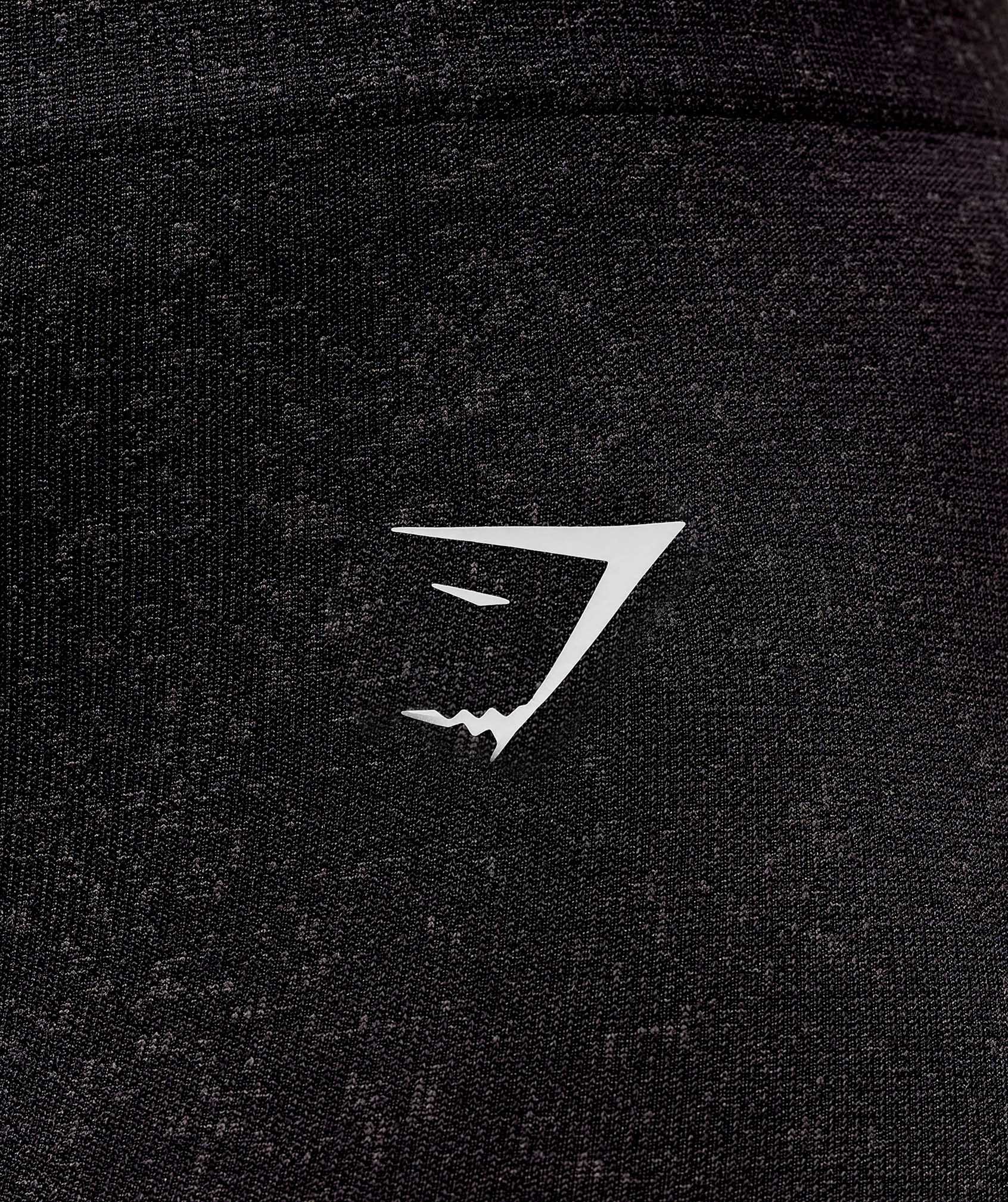 Gymshark Adapt Fleck Seamless Shorts - Black/Smokey Grey