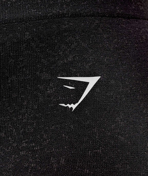 Gymshark Adapt Fleck Seamless Shorts - Black/Smokey Grey