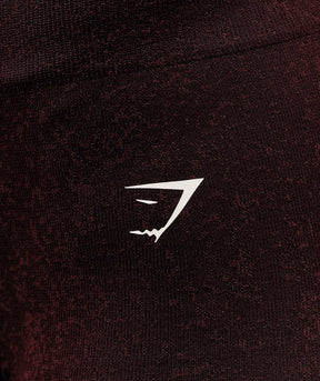 Gymshark Adapt Fleck x Whitney Seamless Shorts - Cherry Purple/Rich Maroon