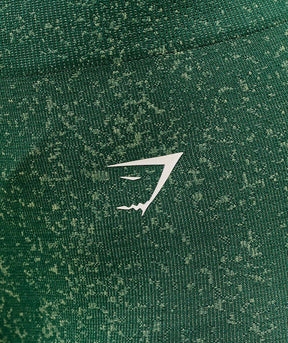 Gymshark Adapt Fleck x Whitney Seamless Shorts - Lift Green/Clay Green
