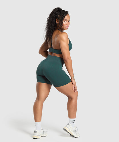 Gymshark Adapt Fleck T-Back Bra - Darkest Teal/Functional Teal