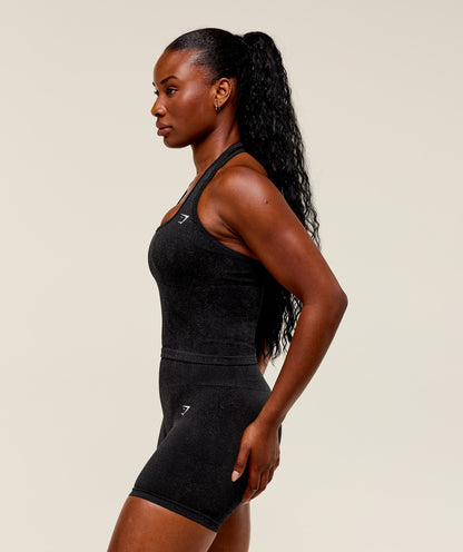 Gymshark Adapt Fleck x Whitney Tank With Shelf - Black
