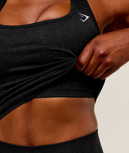 Gymshark Adapt Fleck x Whitney Tank With Shelf - Black