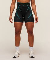 Gymshark Apex Lift Seamless Shorts - Black/Brand Blue