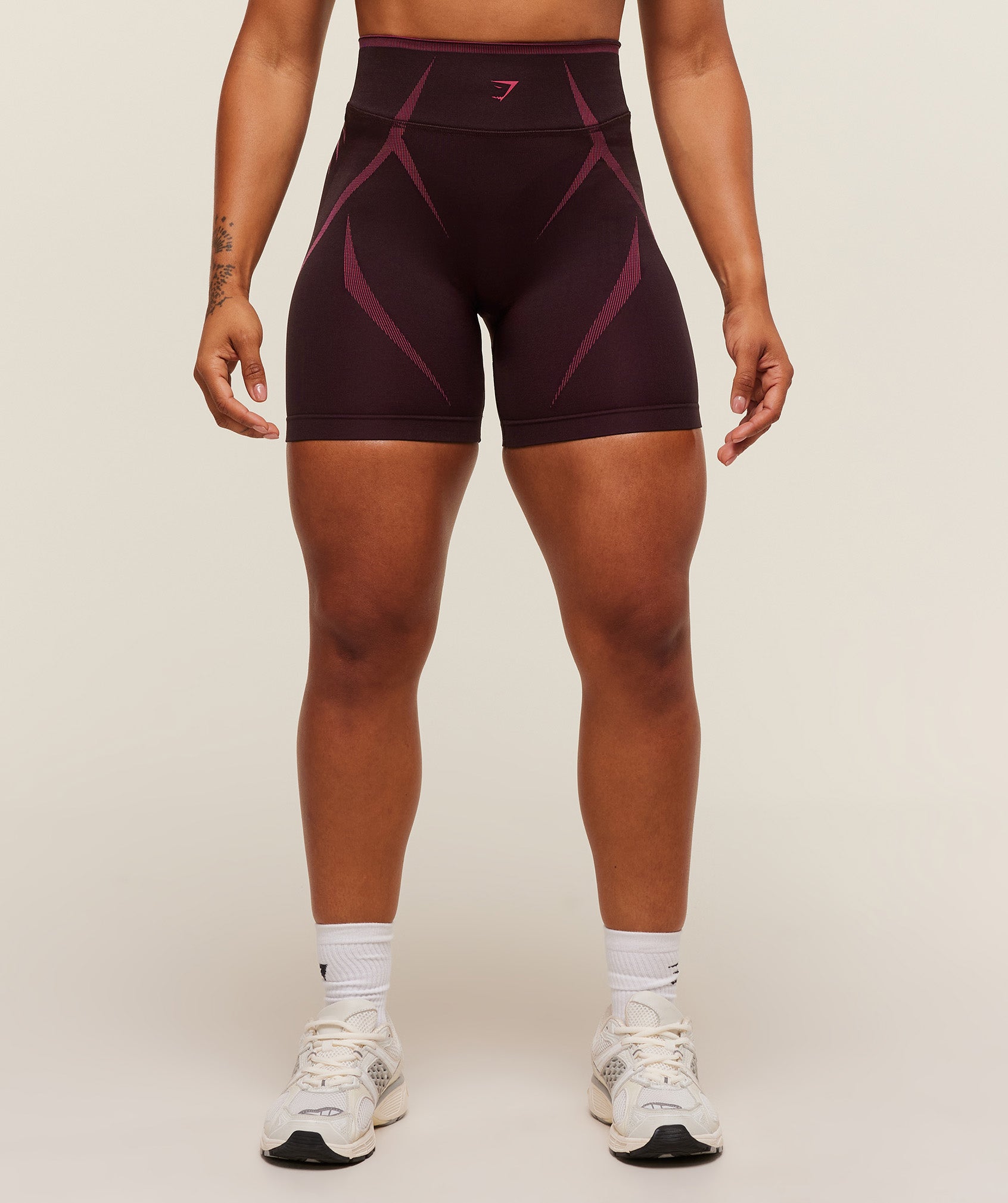 Gymshark Apex Lift Seamless Shorts - Cherry Purple/Build Pink