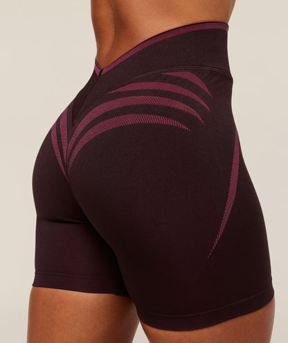 Gymshark Apex Lift Seamless Short - Cherry Purple/Build Pink