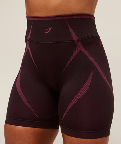 Gymshark Apex Lift Seamless Short - Cherry Purple/Build Pink