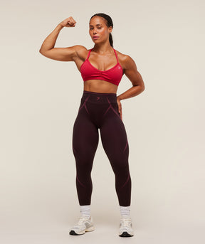 Gymshark Apex Lift Seamless Leggings - Cherry Purple/Build Pink