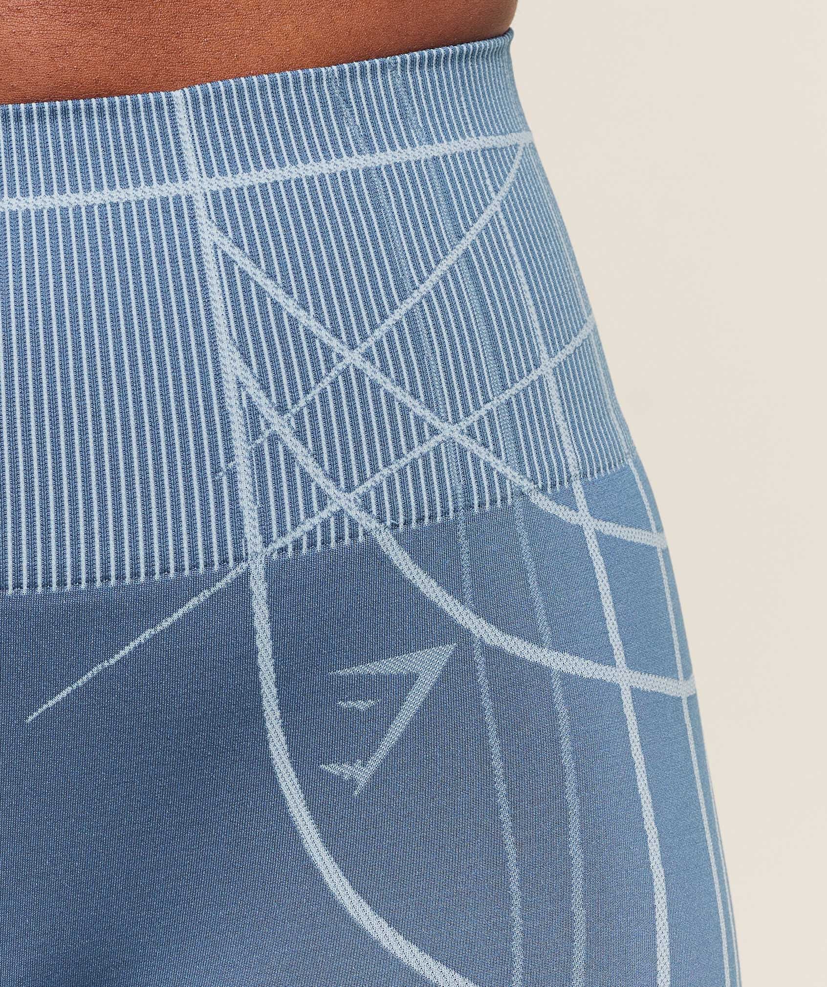 Gymshark Apex Seamless Leggings - Worn Blue/Gentle Blue