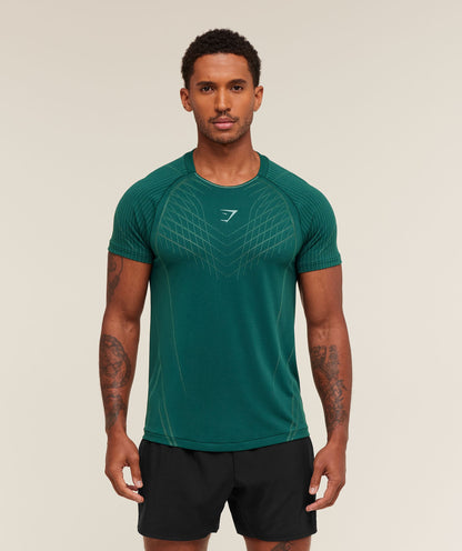 Gymshark Apex Seamless T-Shirt - Weighted Teal/Muted Teal