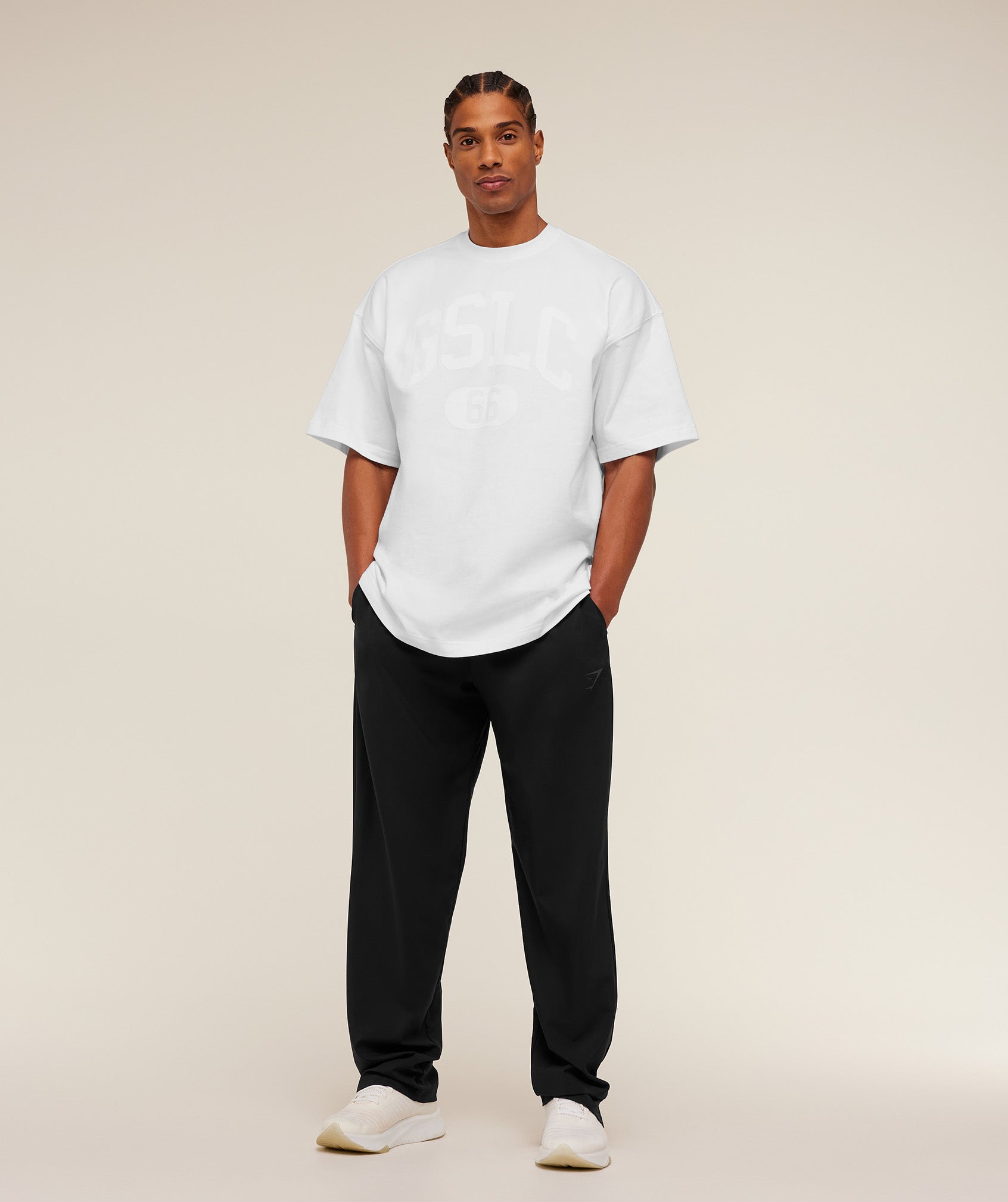 Gymshark Arrival Contrast Pants - Black/Onyx Grey