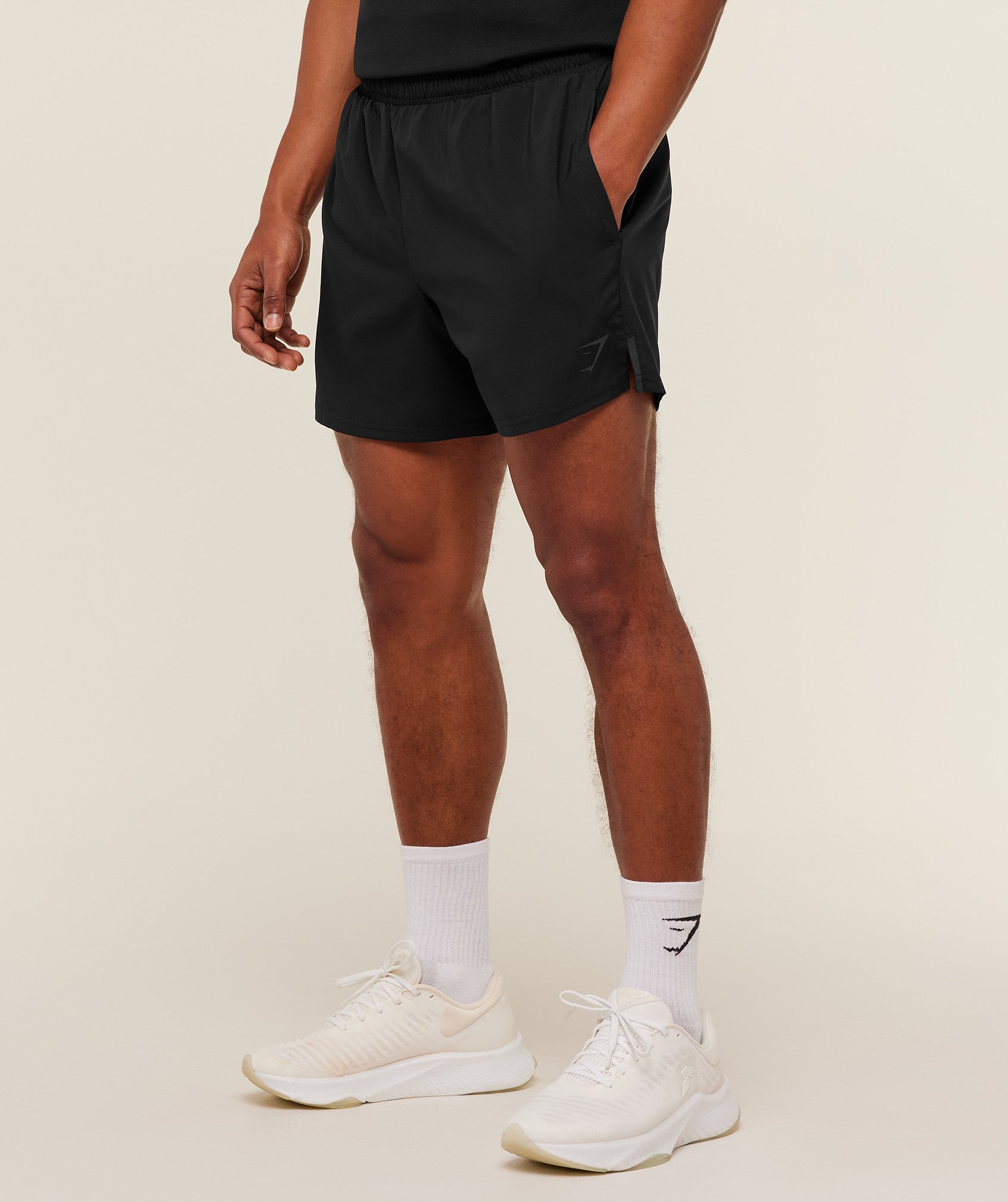 Gymshark Arrival Contrast Shorts - Black/Onyx Grey