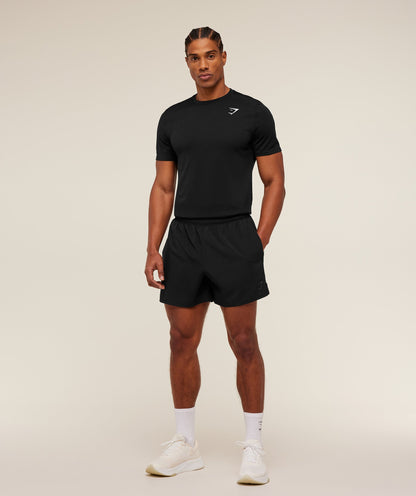 Gymshark Arrival Contrast Shorts - Black/Onyx Grey