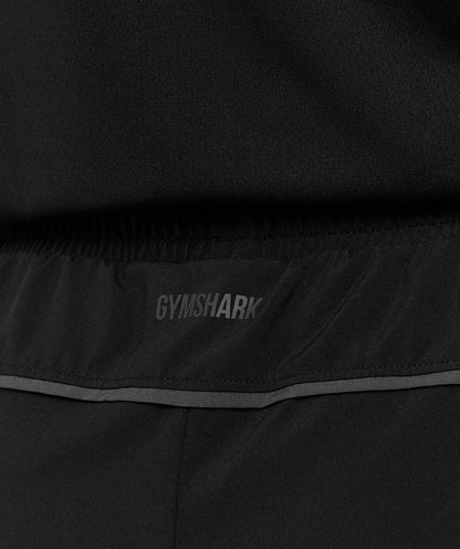 Gymshark Arrival Contrast Shorts - Black/Onyx Grey