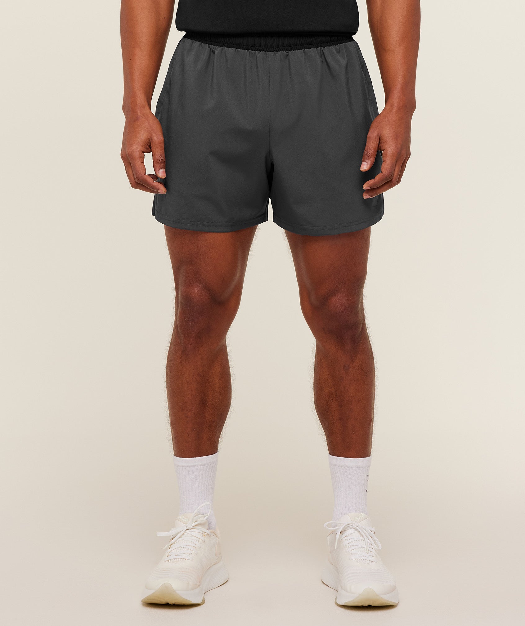 Gymshark Arrival Contrast Shorts - GS Onyx Grey/GS Black
