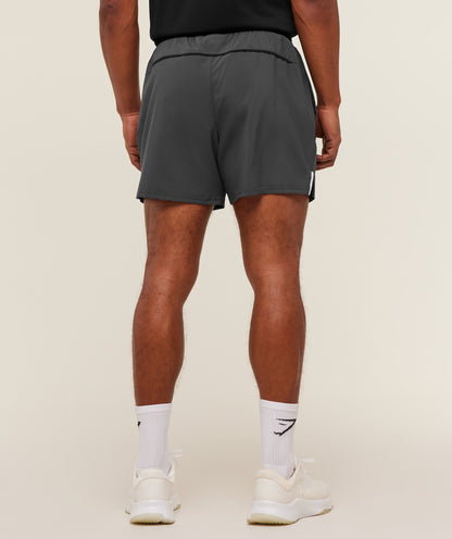 Gymshark Arrival Contrast Shorts - GS Onyx Grey/GS Black
