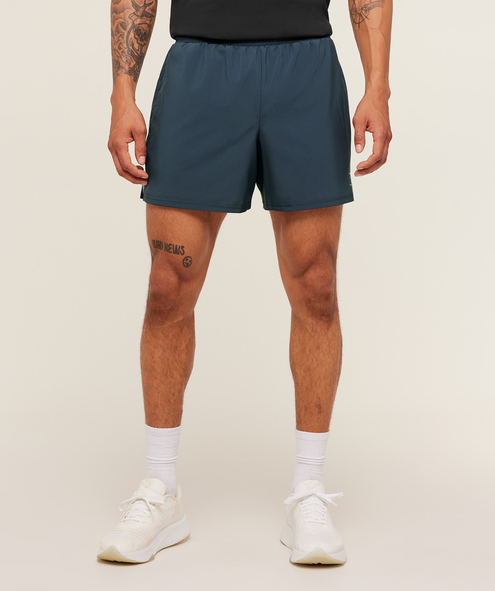 Gymshark Arrival Contrast Shorts -  Stealth Blue /  Flow Blue