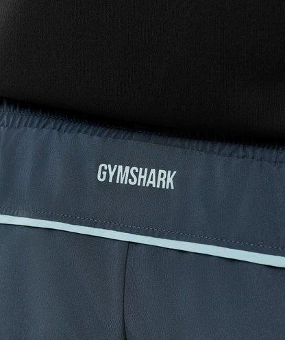 Gymshark Arrival Contrast Shorts -  Stealth Blue /  Flow Blue