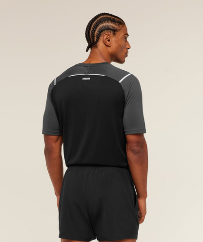 Gymshark Arrival Contrast T-Shirt - GS Onyx Grey/GS Black
