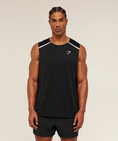 Gymshark Arrival Contrast Tank - Black