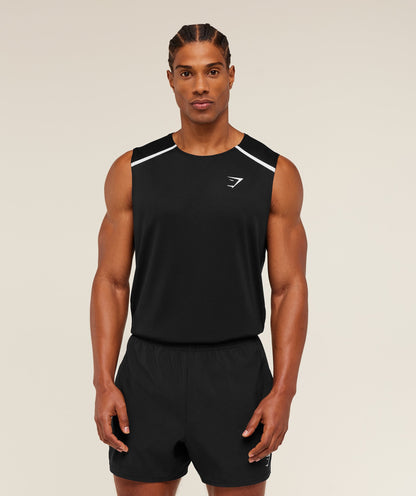 Gymshark Arrival Contrast Tank - Black