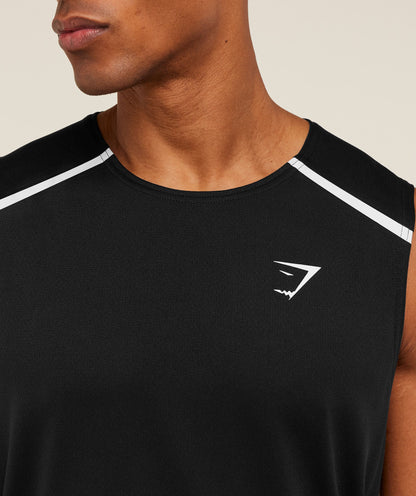 Gymshark Arrival Contrast Tank - Black