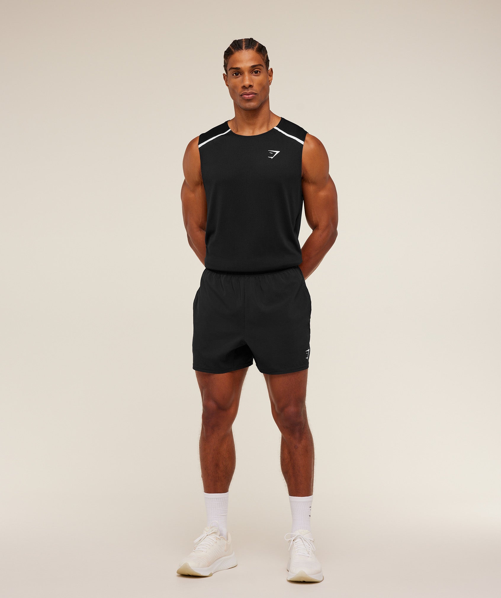 Gymshark Arrival Contrast Tank - Black