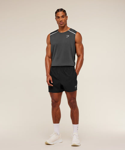 Gymshark Arrival Contrast Tank - GS Onyx Grey/GS Black