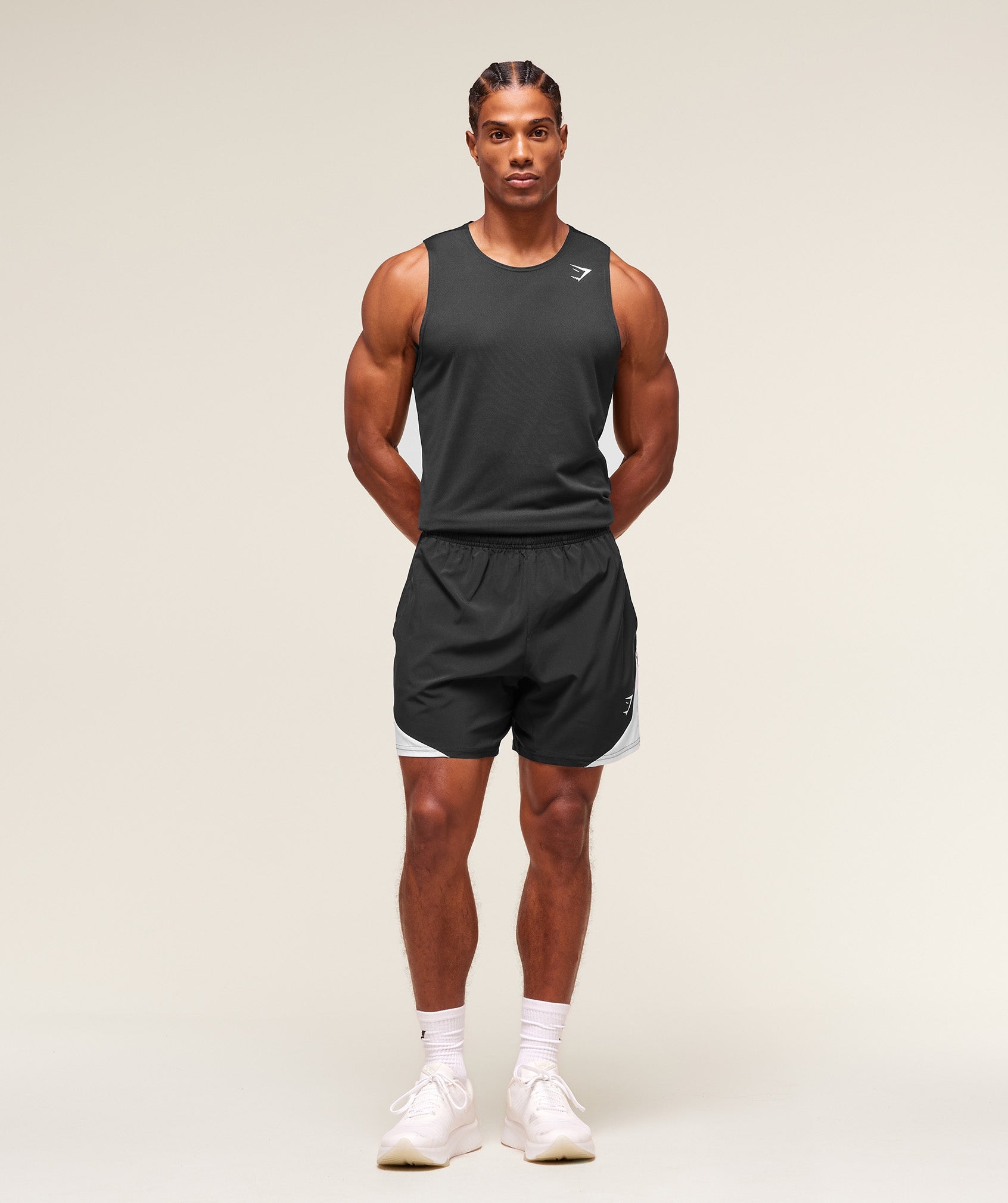 Gymshark Arrival Block 6" Shorts - Black