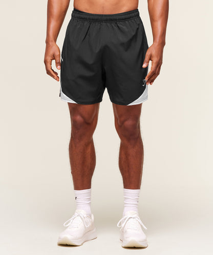 Gymshark Arrival Block 6" Shorts - Black