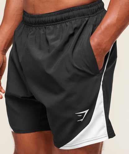 Gymshark Arrival Block 6" Shorts - Black