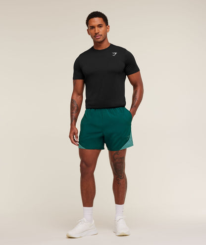 Gymshark Arrival Block 6" Shorts - Weighted Teal