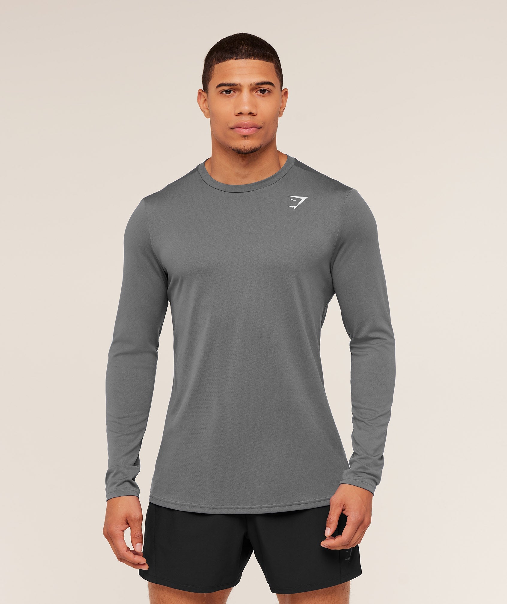 Gymshark Arrival Long Sleeve T-Shirt - Silhouette Grey