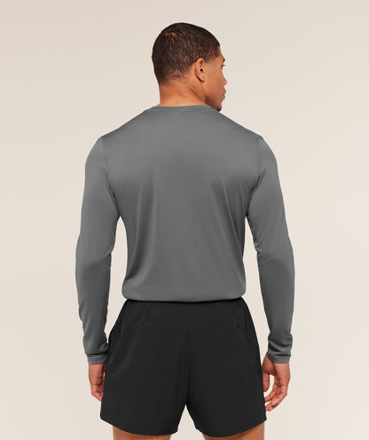 Gymshark Arrival Long Sleeve T-Shirt - Silhouette Grey