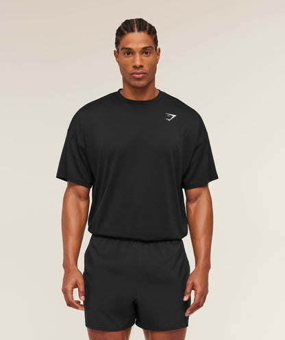 Gymshark Oversized Performance T-Shirt - Black