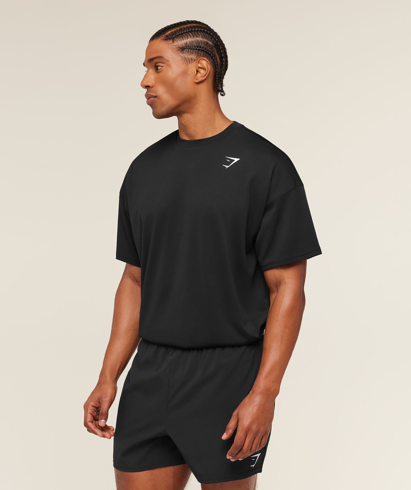Gymshark Oversized Performance T-Shirt - Black