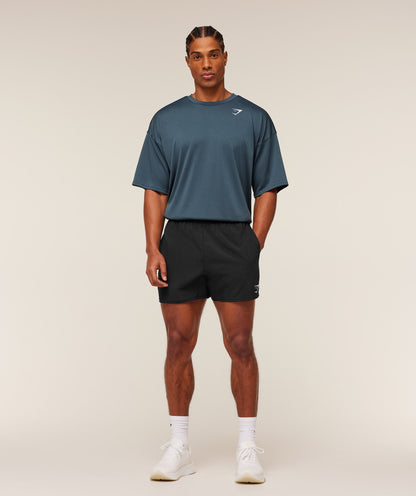 Gymshark Arrival Oversized T-Shirt - GS Stealth Blue