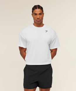 Gymshark Oversized Performance T-Shirt - White