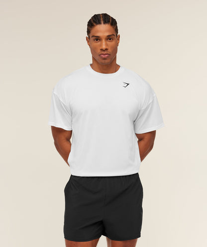 Gymshark Oversized Performance T-Shirt - White