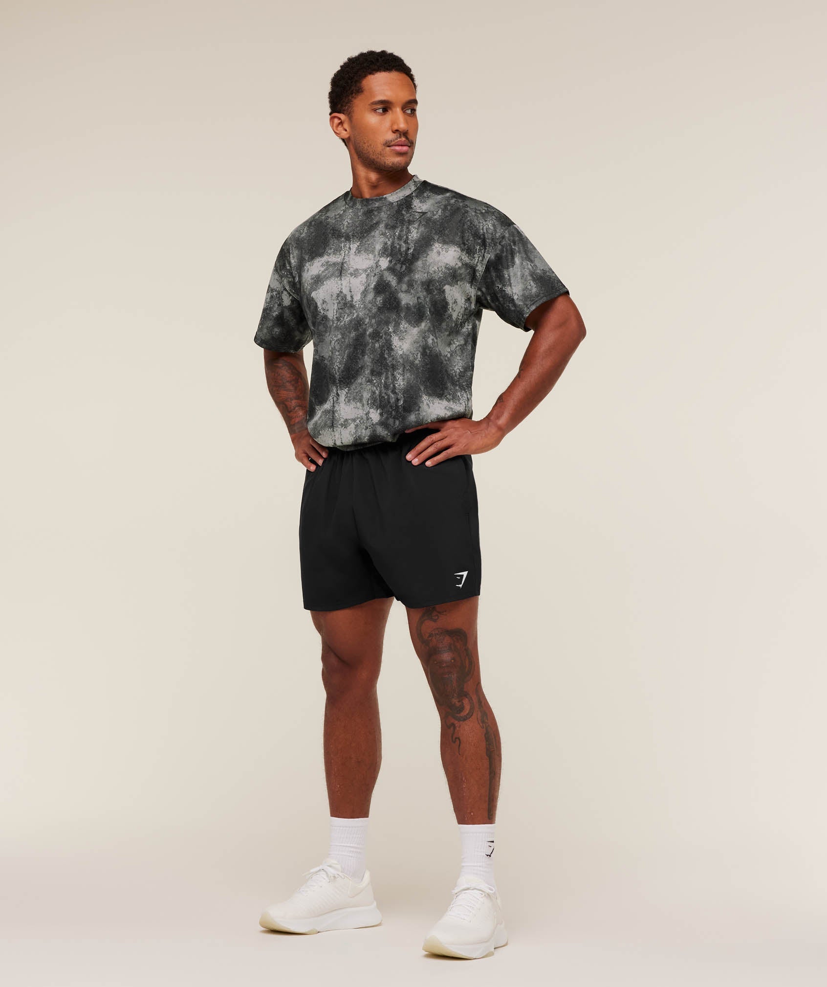 Gymshark Arrival Oversized T-Shirt - Smokey Grey