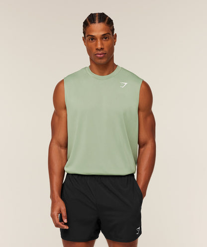 Gymshark Arrival Oversized Tank - GS Haze Green