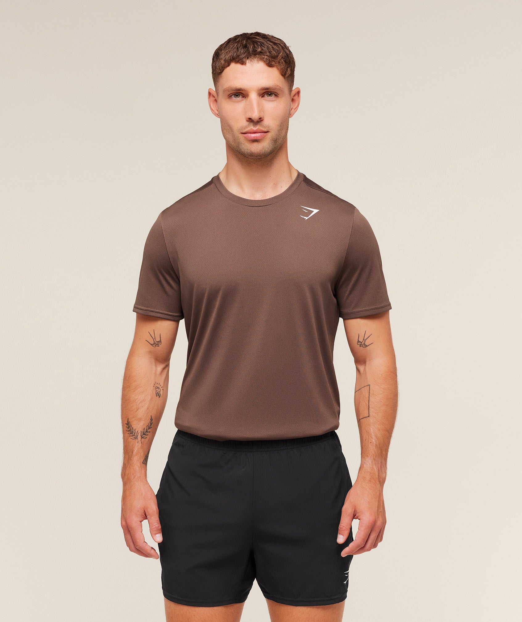 Gymshark Arrival T-Shirt - Soft Brown
