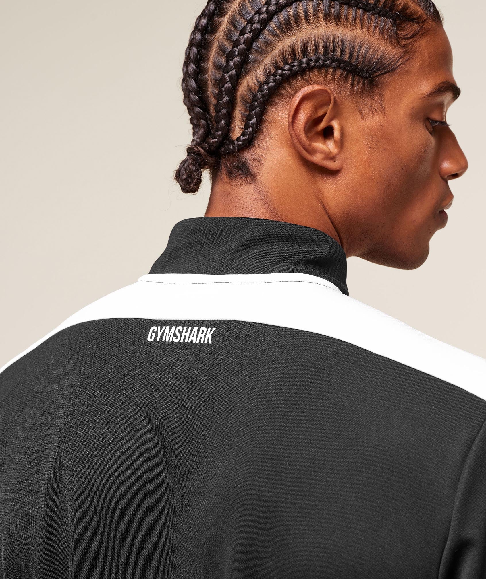 Gymshark Arrival Block 1/4 Zip - Black