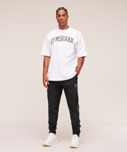 Gymshark Arrival Woven Block Joggers - Black