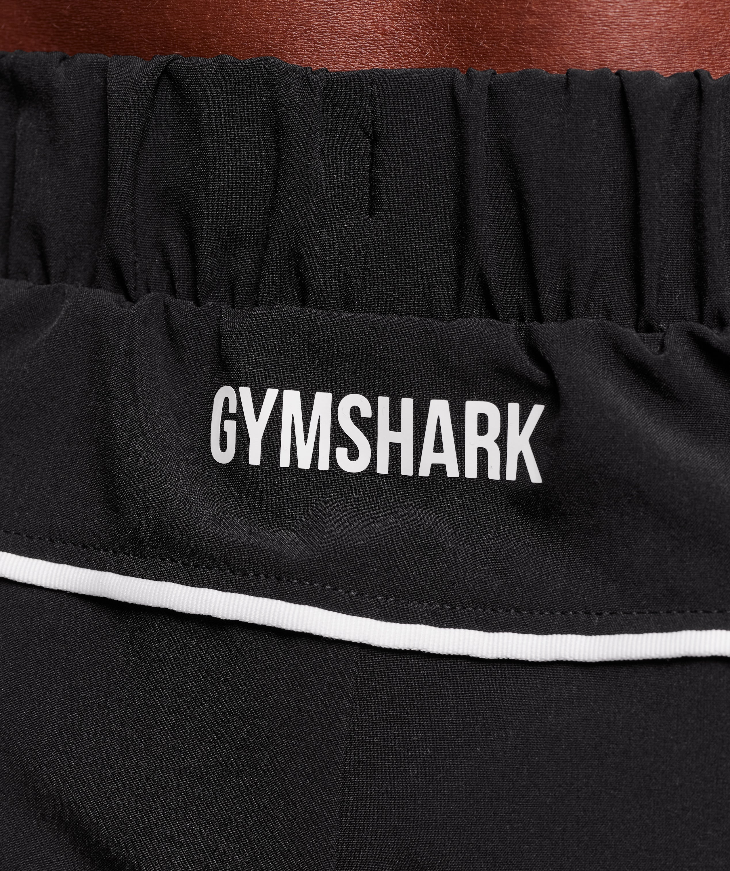 Gymshark Arrival Woven Block Joggers - Black