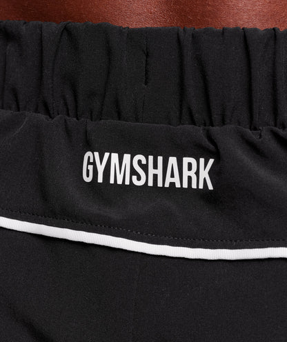 Gymshark Arrival Woven Block Joggers - Black