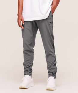 Gymshark Arrival Woven Block Joggers - Dark Grey