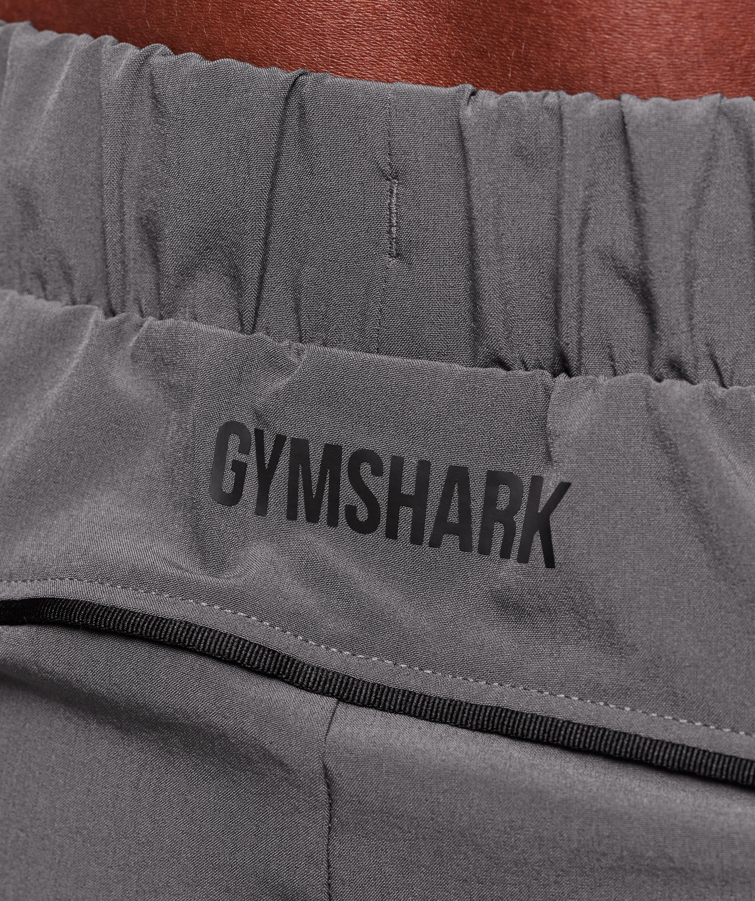 Gymshark Arrival Woven Block Joggers - Dark Grey